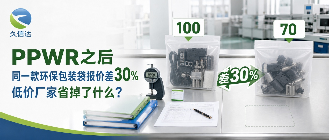 PPWR之后，同一款环保包装袋报价差30%，低价厂家省掉了什么？
