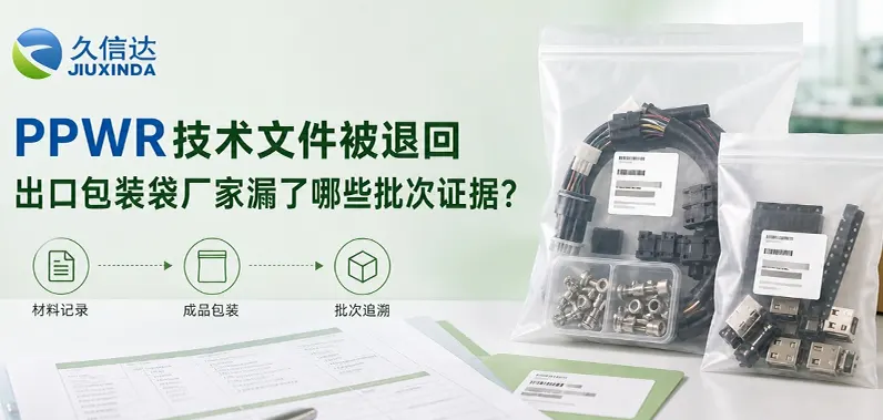 包装袋厂工厂解读：PPWR技术文件被退回，出口包装袋厂家漏了哪些批次证据？